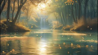Magical Autumn Forest: Falling Leaves and Morning Mist | Relaxing Nature Music screenshot 3