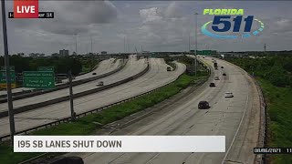 Traffic Alert: I-95 SB approaching Downtown Jacksonville being detoured due to 'construction needs'