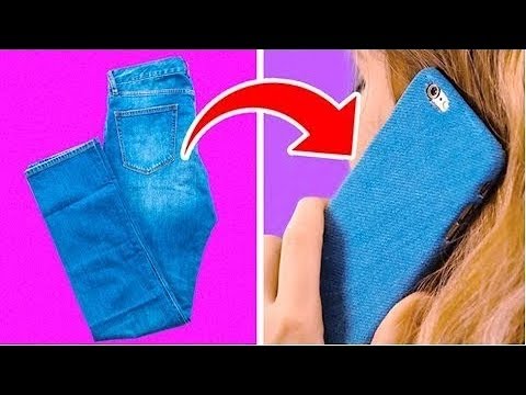 Vídeo: Como Decorar Uma Bolsa Jeans E Capa De Telefone