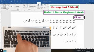 Arabic Typing in Ms Word || Bagaimana Mudah Hafal Keyboard Arab #Part 1 screenshot 2