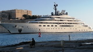 160m Motor Yacht "BLUE " | $600m Luxury Superyacht | First Voyage to Malta 🇲🇹 2022