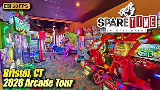 Celebrity Spare Time Entertainment (Bristol CT), March 2026 arcade tour, new 4K full walkthrough Profile