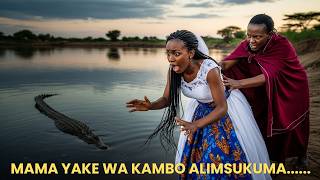 MAMA YAKE WA KAMBO ALIMSUKUMA ZIWANI ALIWE NA MAMBA SIKU YAKE YA HARUSI.....KILICHOTOKEA UTASHGA!