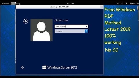 How to Get Windows RDP For free working 100% NO Credit Card Latest 2019 Method