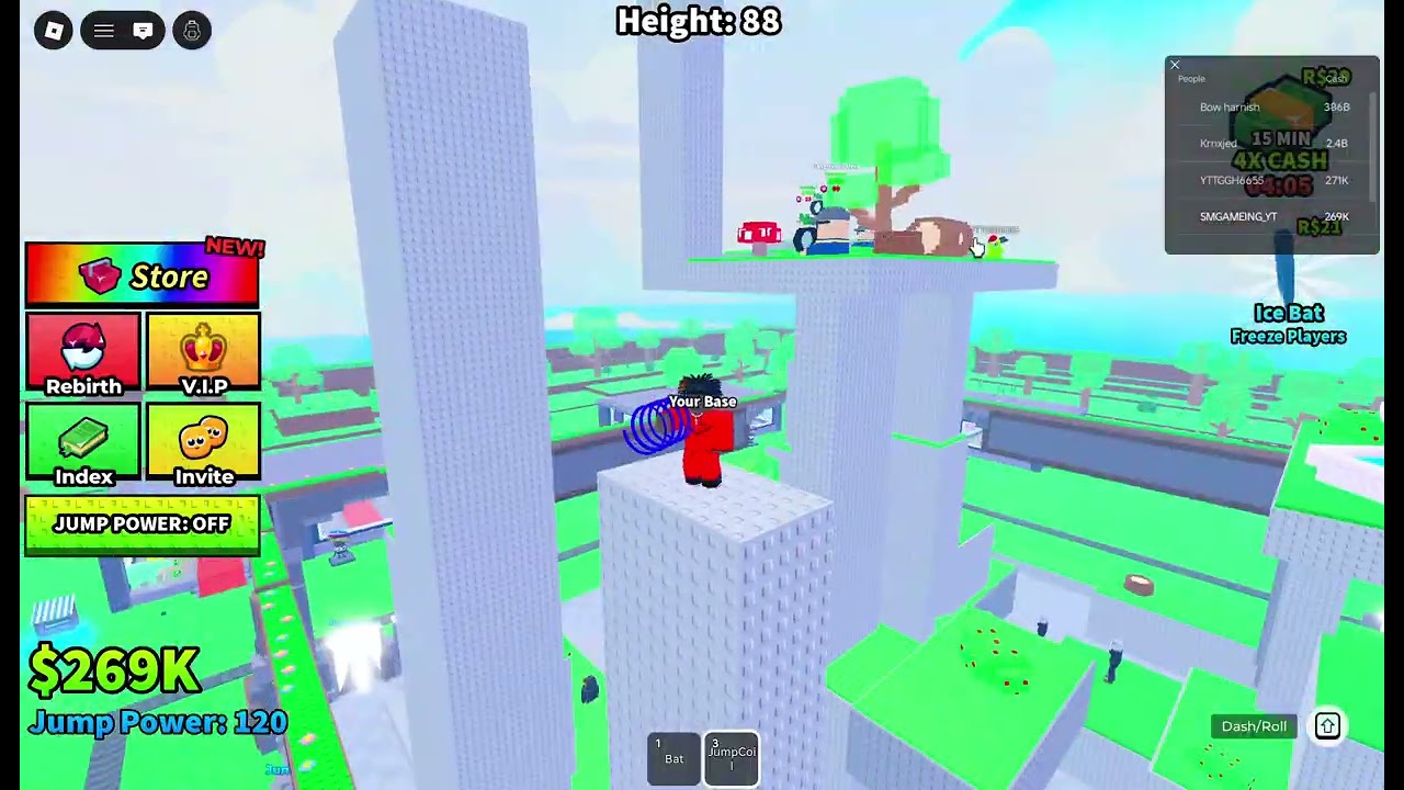Roblox Jump The MOUNTIN For Brainrots