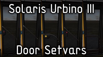 OMSI 2 Solaris Urbino III Pack - Door Setvars Overview