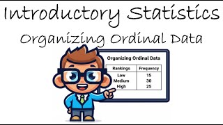 Introductory Statistics | Organizing Ordinal Data | Practice Problem