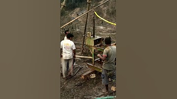 #shorts |Soil investigation work|(Borehole drilling)|SPT test.#ccl
