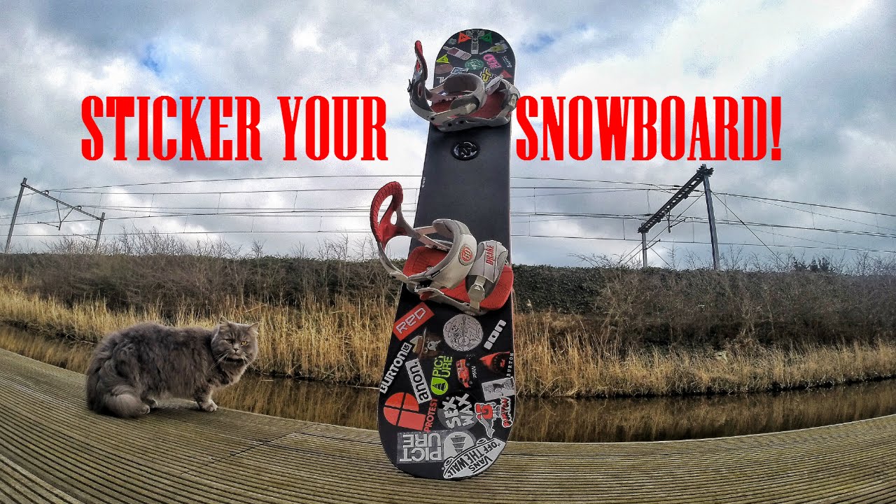 How to pimp your snowboard: STICKERS! 