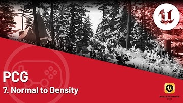Unreal Engine 5 Tutorial - PCG - 7. Normal to Density