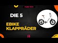 Die 5 Besten E-Bike Klappräder 2025 Test - Top 5 E-Bike Klappräder Vergleich