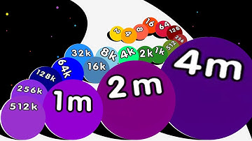 BALLS SNAKE 2048 - Level Up Balls (Reach 4096) Ball Run Infinity Math Games