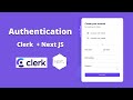 How to handle Authentication using Clerk + Next JS.  Next JS Course 2023