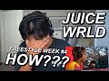 JUICE WRLD FIRE IN THE BOOTH FREESTYLE FIRST REACTION & BREAKDOWN!! | GOAT FREESTYLER