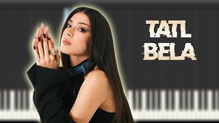M Lisa & Axe - Tatlı Bela Instrumental Piano Tutorial / Partitura / Karaoke / Midi