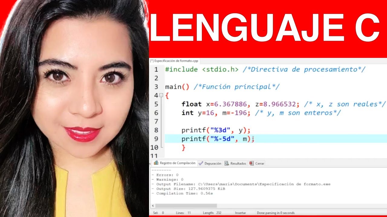 MODIFICACIÓN al SÍMBOLO (%) - Programación en lenguaje C #4