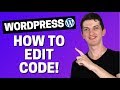 How to edit wordpress source code files