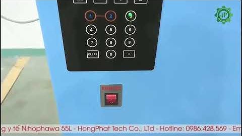 Nồi hấp tiệt trùng Nihophawa AS50  - Nhà Phân Phối Hanokyo