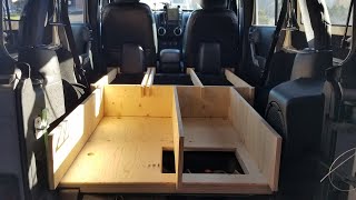 JKU BUILD// DIY Jeep JKU Sleeping Platform Walk Around