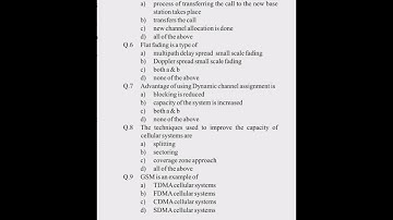 #HSBTE Diploma 6th seme Electronics Engg. Sample Paper Wireless and Mobile Communication July 2023