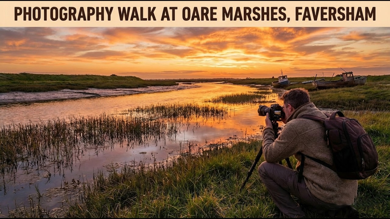 Photography Walk at Oare Marshes, Faversham | Capturing Kent’s Wild Wetland Beauty