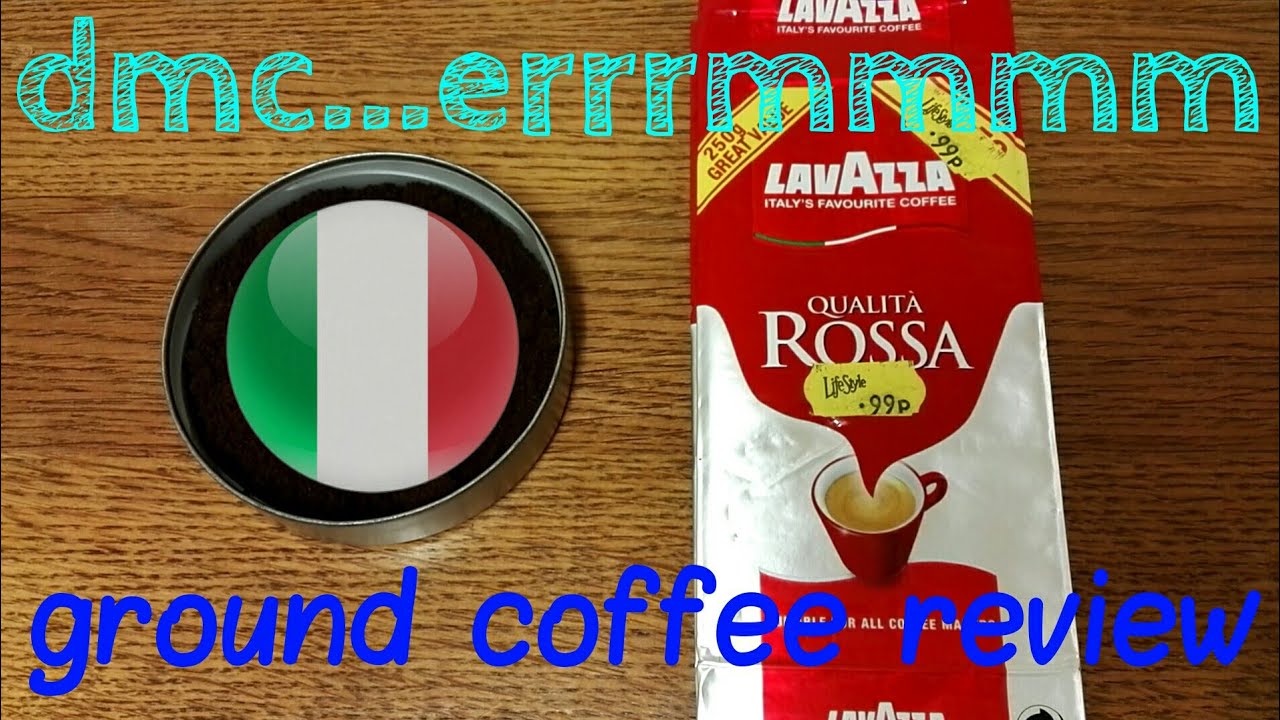 Lavazza Qualita Rossa Ground Coffee Review. 