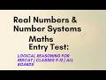 Number System :NUST FAST UET ECATGIKI 9th 10th 11th 12th grade PTB AND NBF |lecture 1
