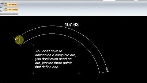 Draft it - Micro Lessons Radial Length Dimension