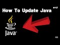 How To update Java In Windows 10