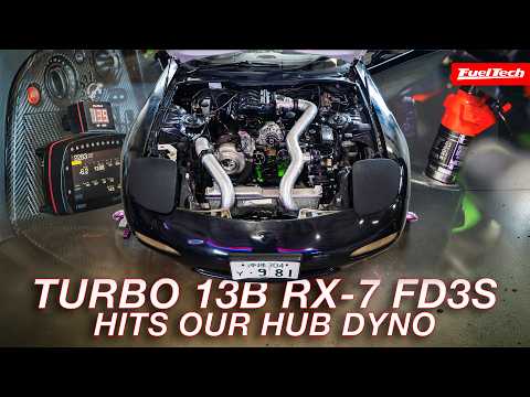 Edwin Cruz’s 13B RX7 Hits the FuelTech Hub Dyno | First GEN 3 FT Injector Setup