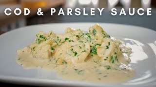 The forgotten 70's classic (Cod in Parsley Sauce)