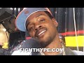 ERROL SPENCE TRUTH ON CRAWFORD NEGOTIATIONS; CHECKS REPORTER VIOLATING HIS SPACE: "BACK YO MIC UP"