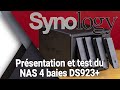 Synology ds923  test  avis  review  prsentation du nas 4 baies haut de gamme  de la marque