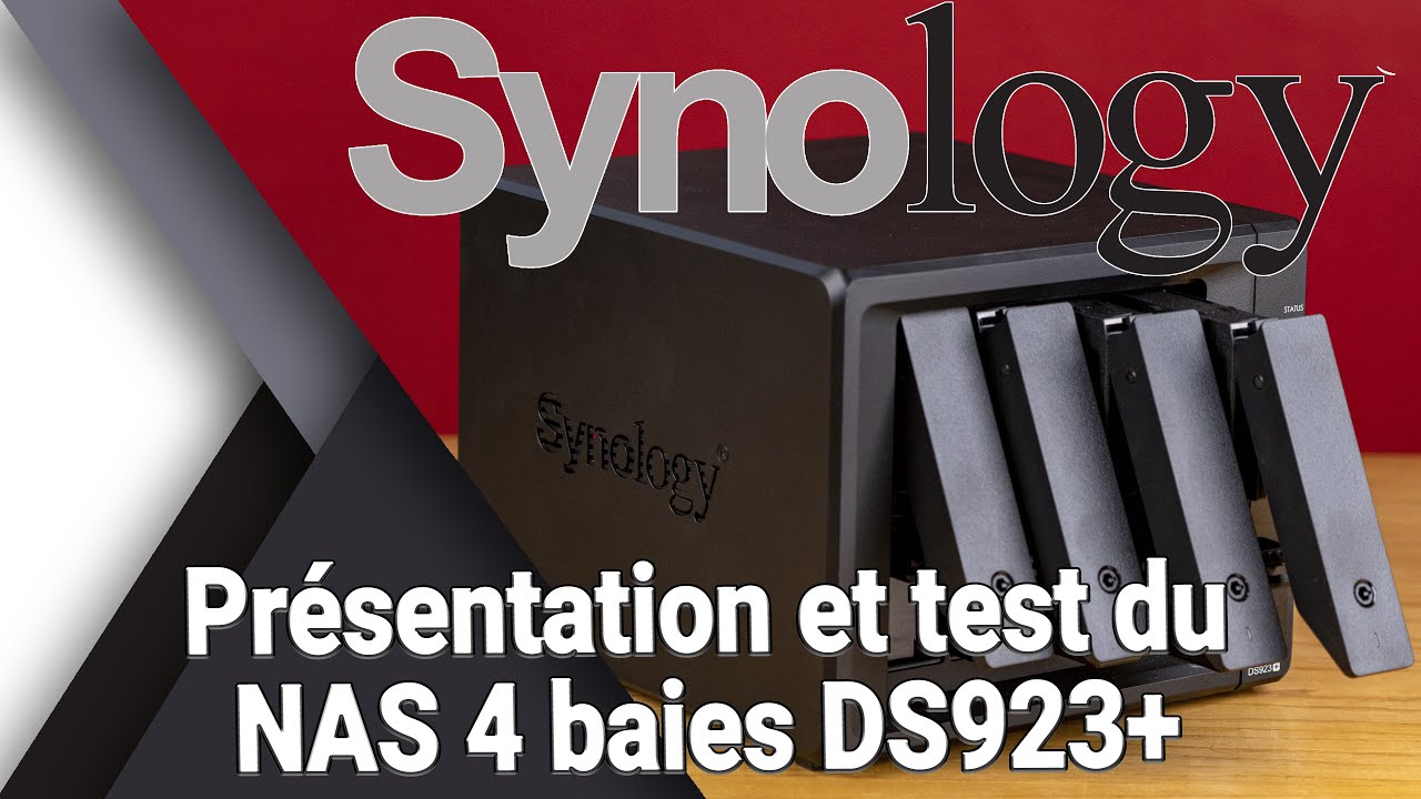 Synology DS923+ - Test / Avis / Review / Présentation du NAS 4 baies haut  de gamme ++ de la marque 