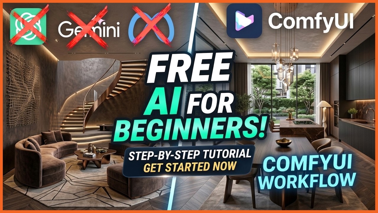 ComfyUI for Architecture & Interior Design: Beginner Image Generation ...