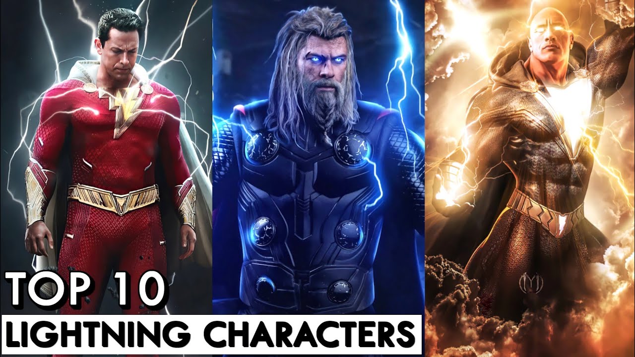 Top 10 Characters With Lightning Powers In Marvel And DC | Explained In  Hindi | BNN Review - YouTube