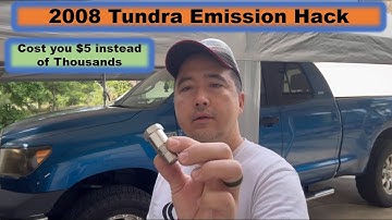 Toyota Tundra Check Engine Light Fixed with O2 Sensor Spacer – Easy DIY Emissions Hack!