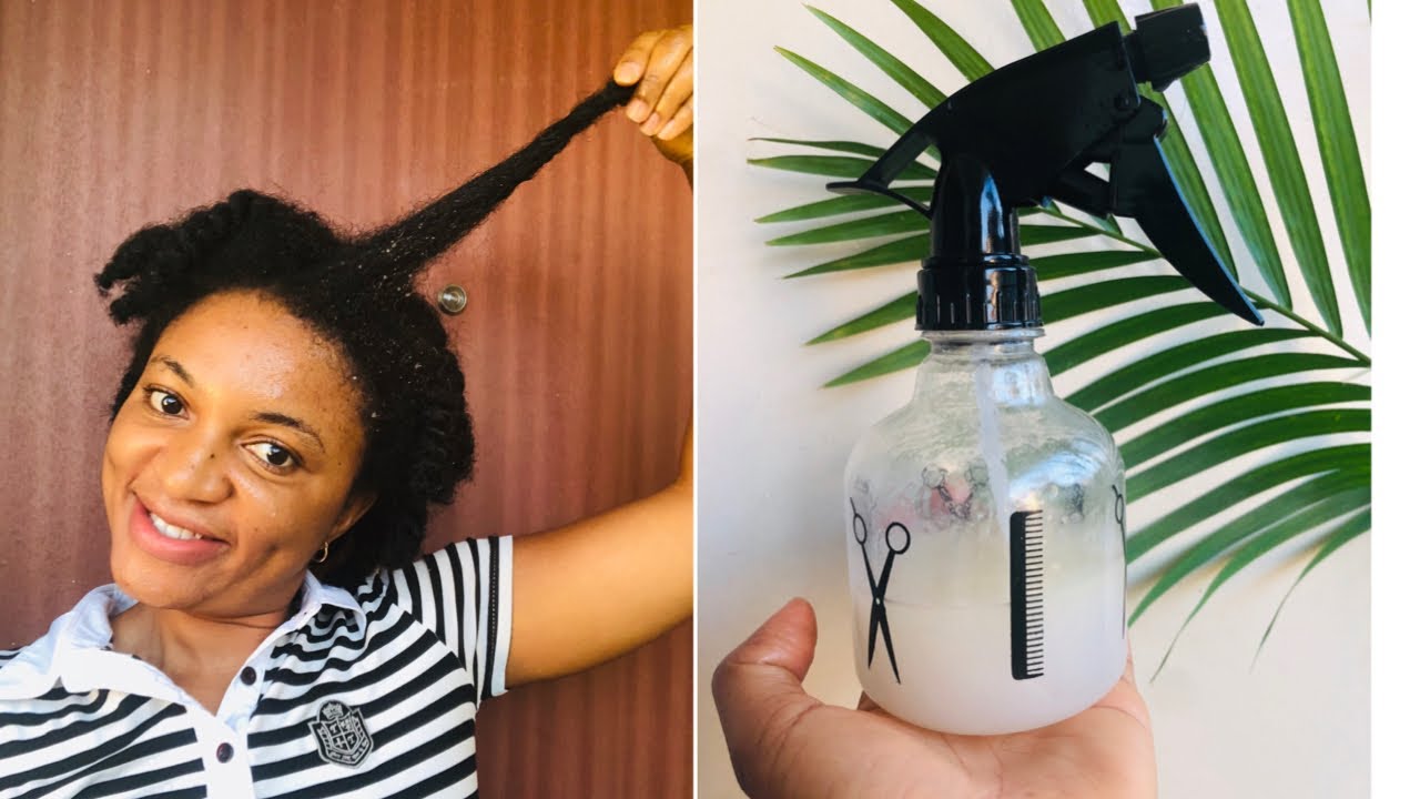 How the Contents Of My Spray Bottle Made Hair Grow faster YouTube