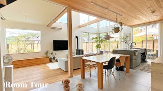 SUB[Room Tour]A Japanese house with bouldering that makes children and pets happy