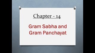 Différence entre Gram Sabha et Gram Panchayat