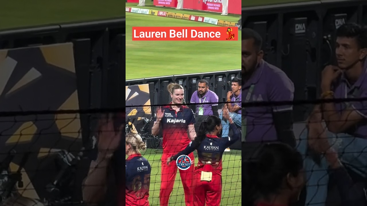 New RCB Fans Crush 😘👀 Lauren Bell Dance 💃 