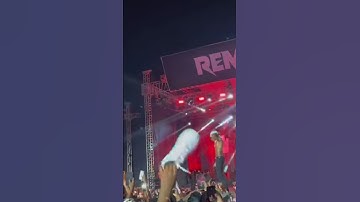 Thumbnail of Shallipopi & Odumodublvck Live on stage performing cast alongside with Rema 🦇🪐