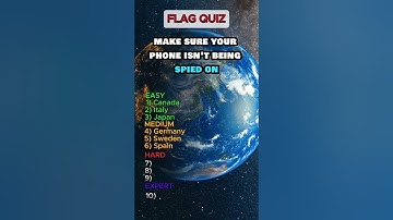 Flag Quiz Can You Name These 10 Flags? #quiz #flags #challenge #geography