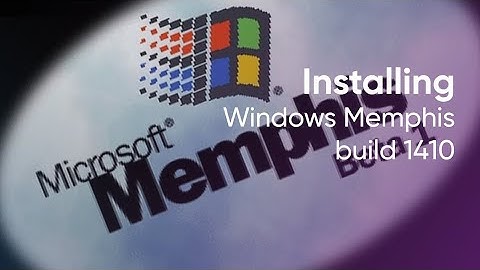Installing Windows Memphis/Windows 98 build 1410