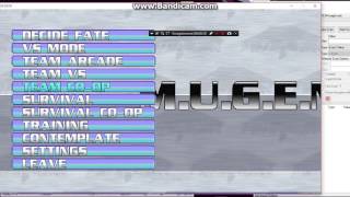 [MUGEN X Cheat Engine] I'm bored x)