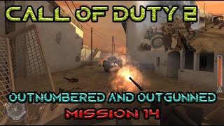 Call Of Duty 2 - Mission 14 - Outnumbered And Outgunned - British Campaign Veteran - Ww2 _ Cod2