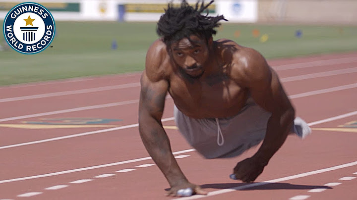 The Fastest Man On Two Hands - Guinness World Records