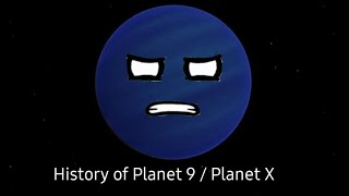 History of Planet X / Planet 9.
