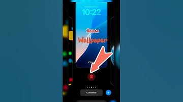 How to delete wallpaper on iPhone /iPhones wallpaper delete #iphone  #shorts #technomobille