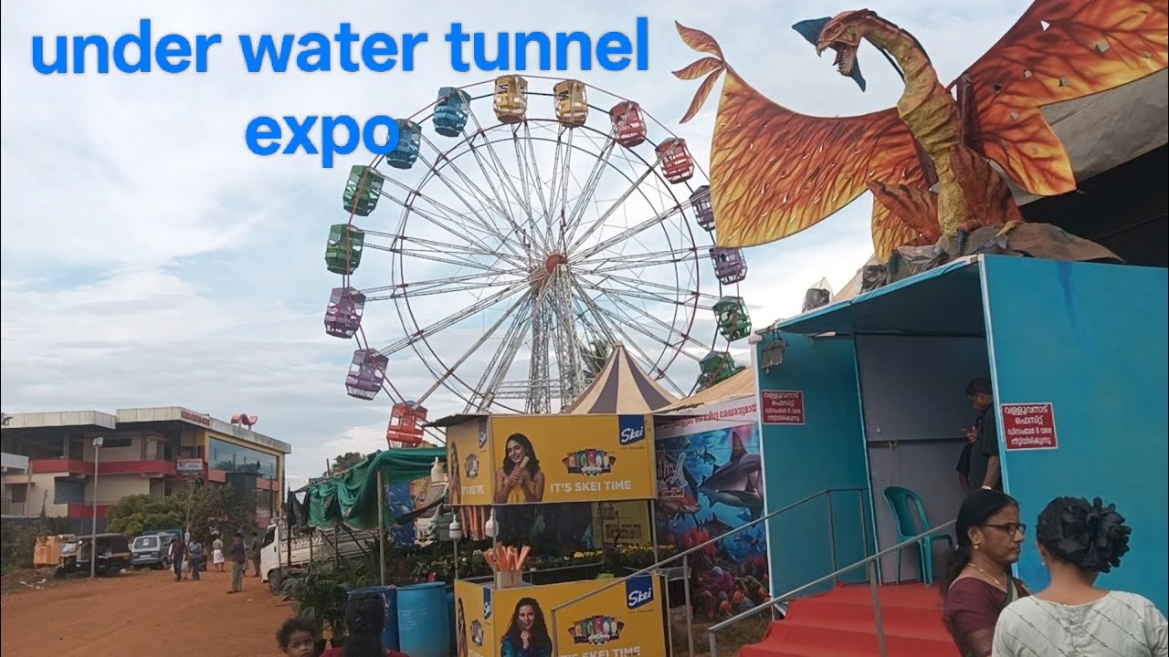 Under water tunnel expo 🐟🐟🐟🐟